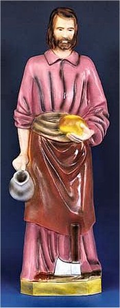 Saint Joseph The Worker Carpenter Sculpture